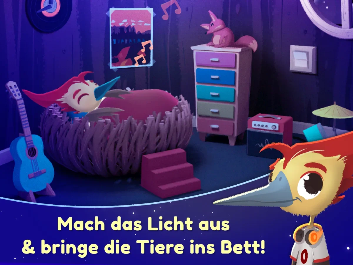 Schlaf Gut Waldtiere – Einblick in die App 2