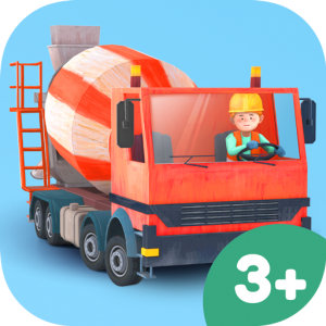 Kleine Bauarbeiter Kinder 3D App – Baustellen-Spiel für Kinder ab 3 Jahren
