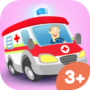 Kleines Krankenhaus Kinder-Spiele-App – Fahre den Rettungswagen und kümmere dich um Patienten