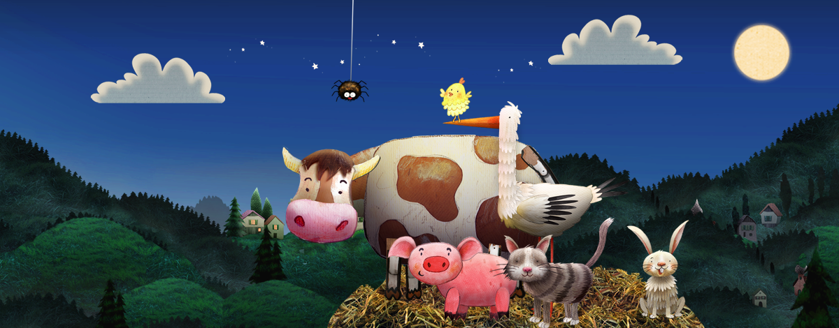 Nighty Night App for toddlers – turn off the lights and put the animals to bed