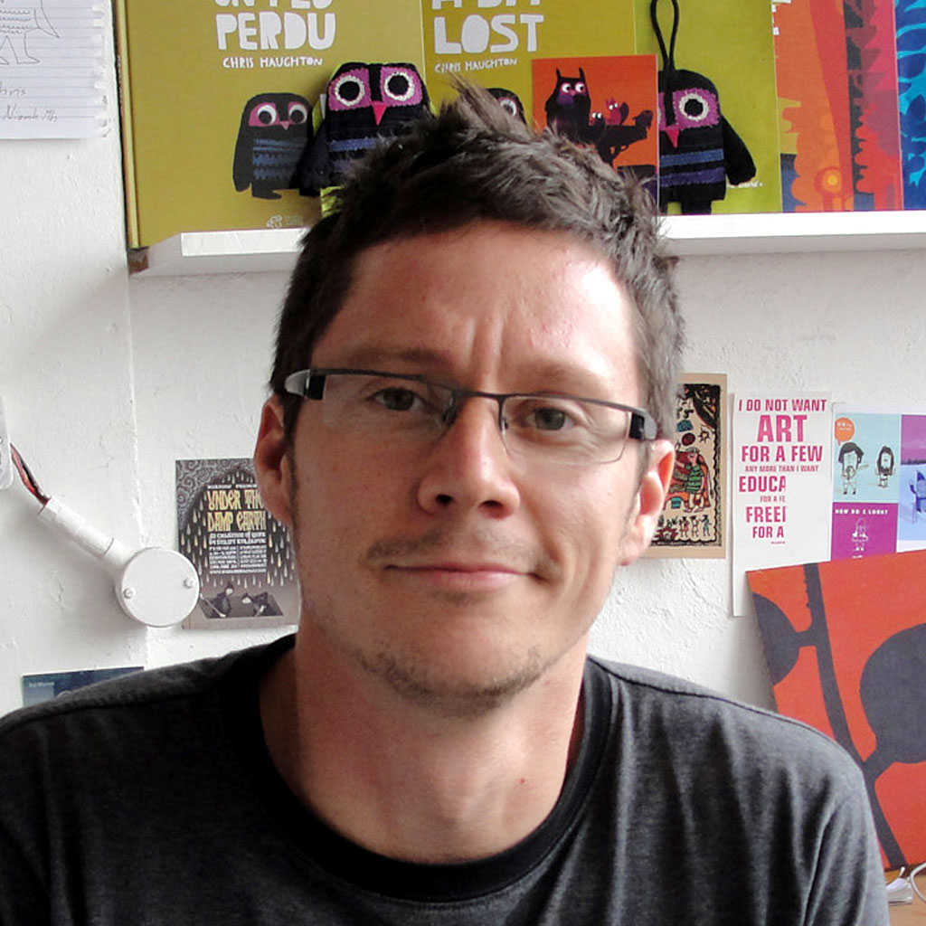 Chris Haughton – Kinderbuch Autor und Illustrator der Kinder-App Hut-Affe