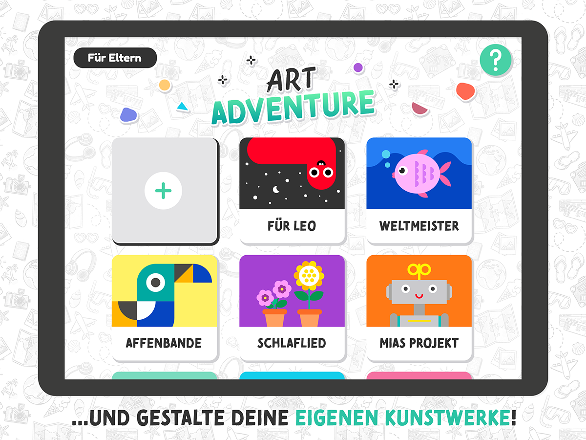 Art Adventure – Kreativapp für Kinder